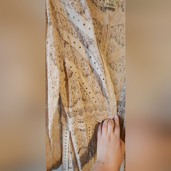 Vocal Women's Lace Western Cardigan duster - Picture 3 of 3